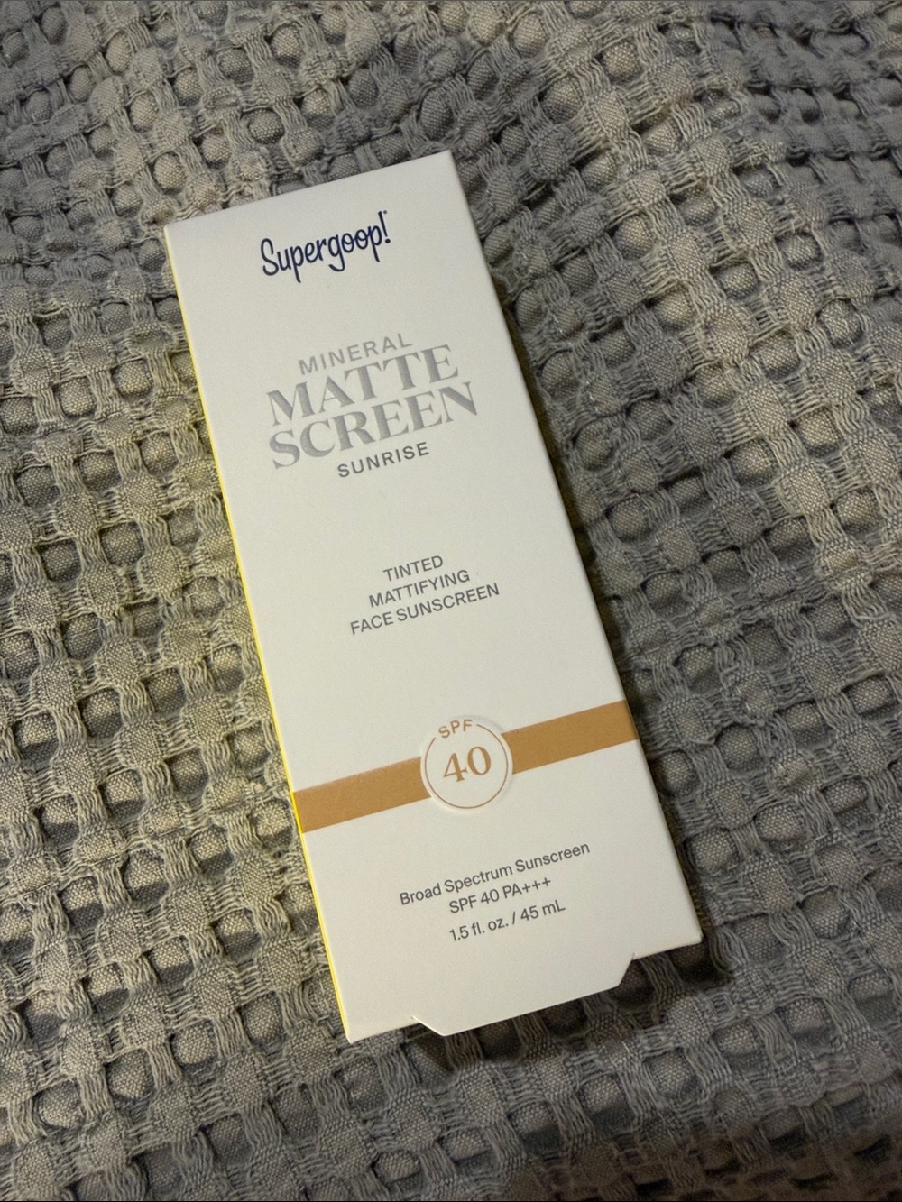 Supergoop! Mineral Matte Screen SPF 40 Sunrise 1.5oz